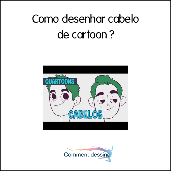 Como desenhar cabelo de cartoon